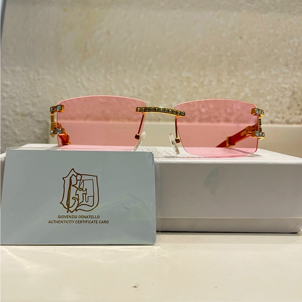 GIOVENZIO DONATELLO Pink Sunglasses